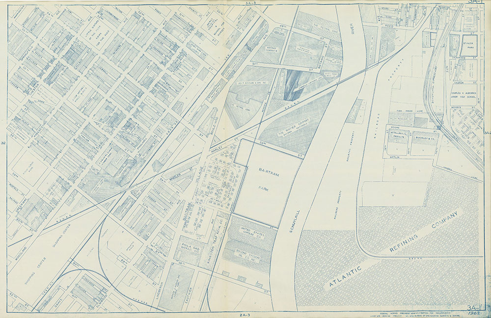 Philadelphia Land Use Map, 1962, Plate 3A-1