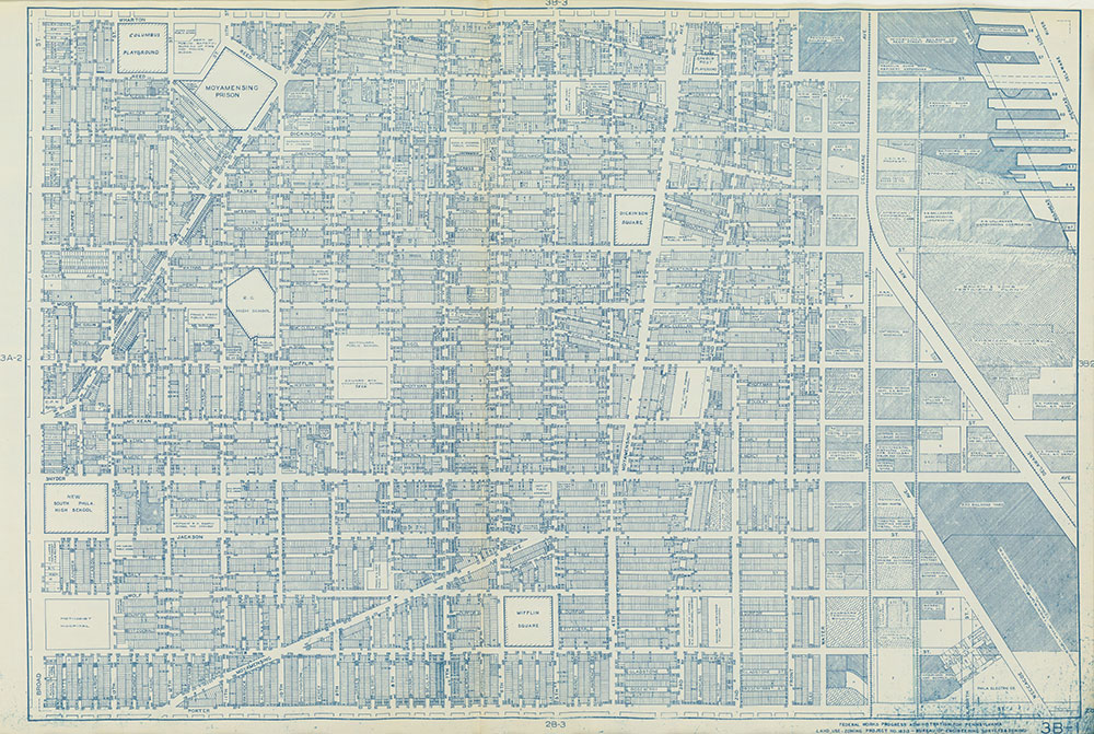 Philadelphia Land Use Map, 1962, Plate 3B-1
