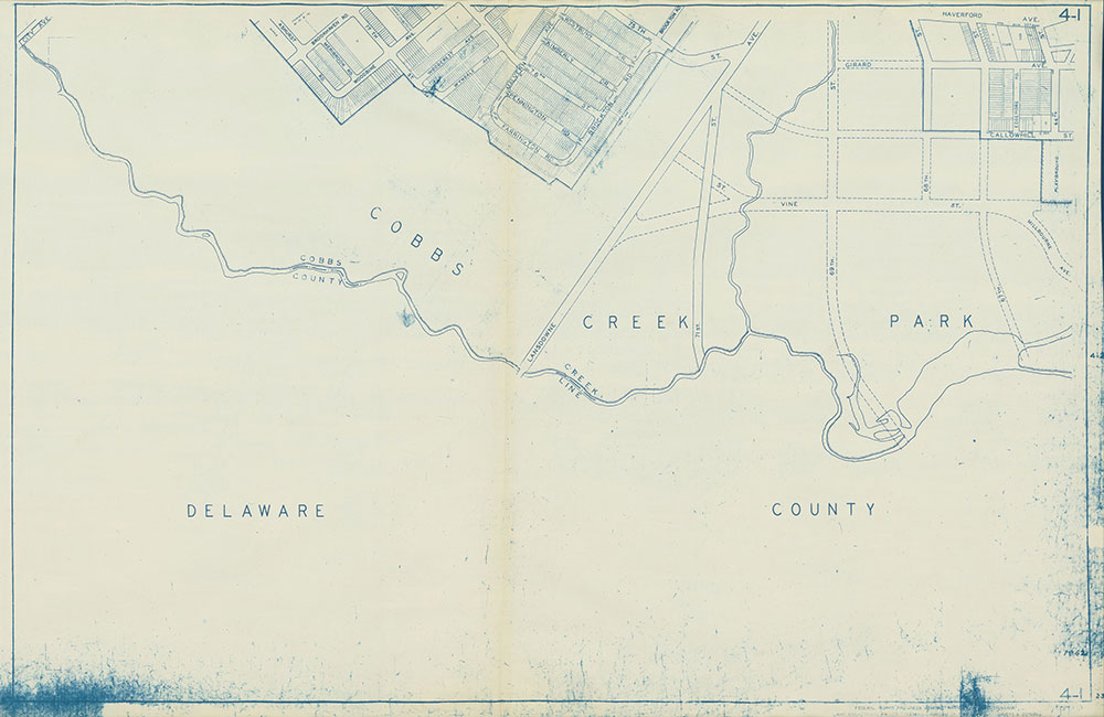 Philadelphia Land Use Map, 1962, Plate 4-1