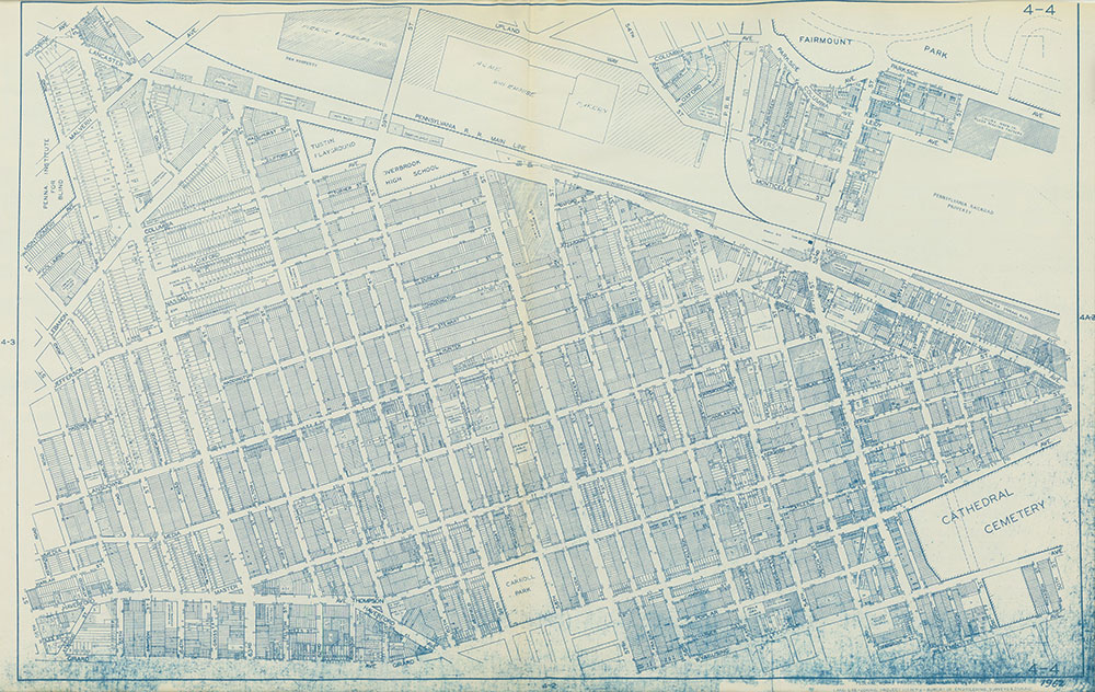 Philadelphia Land Use Map, 1962, Plate 4-4