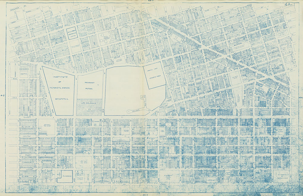 Philadelphia Land Use Map, 1962, Plate 4A-1