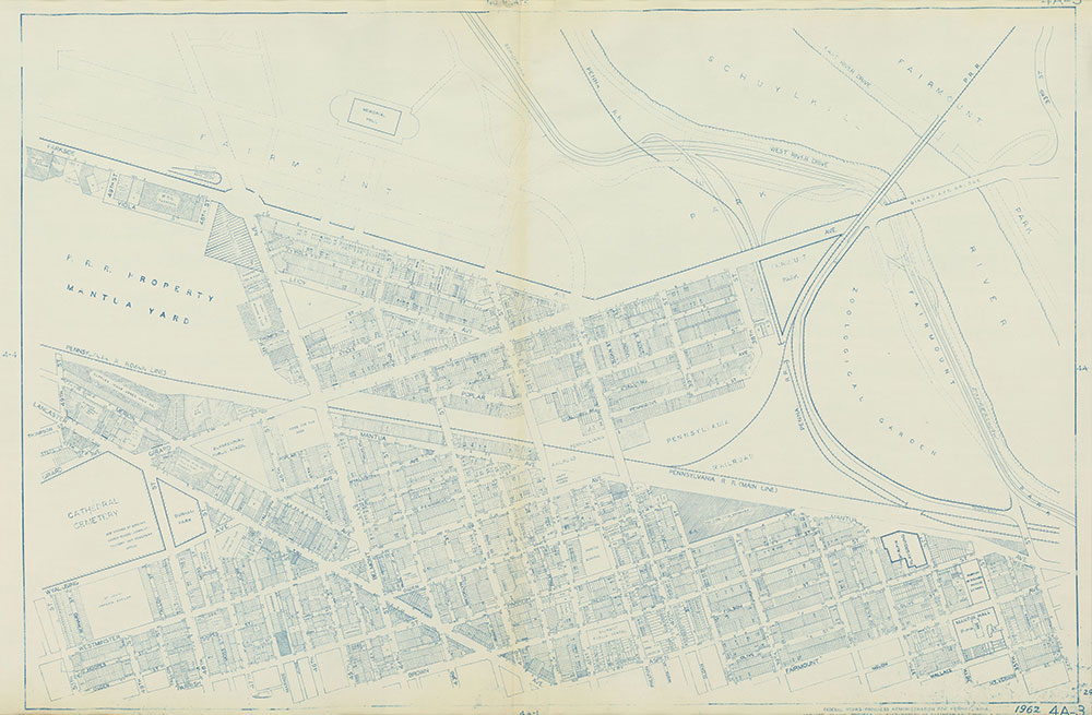 Philadelphia Land Use Map, 1962, Plate 4A-3