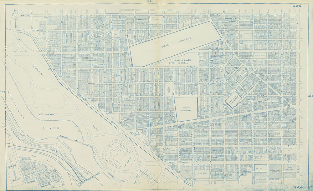 Philadelphia Land Use Map, 1962, Plate 4A-4