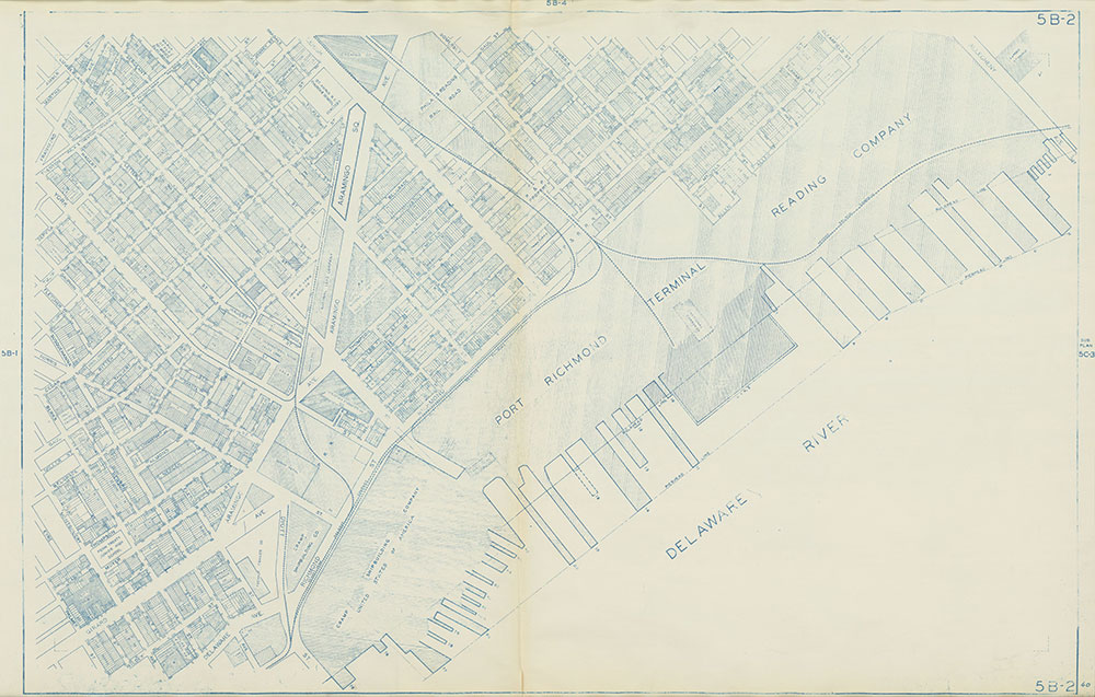 Philadelphia Land Use Map, 1962, Plate 5B-2