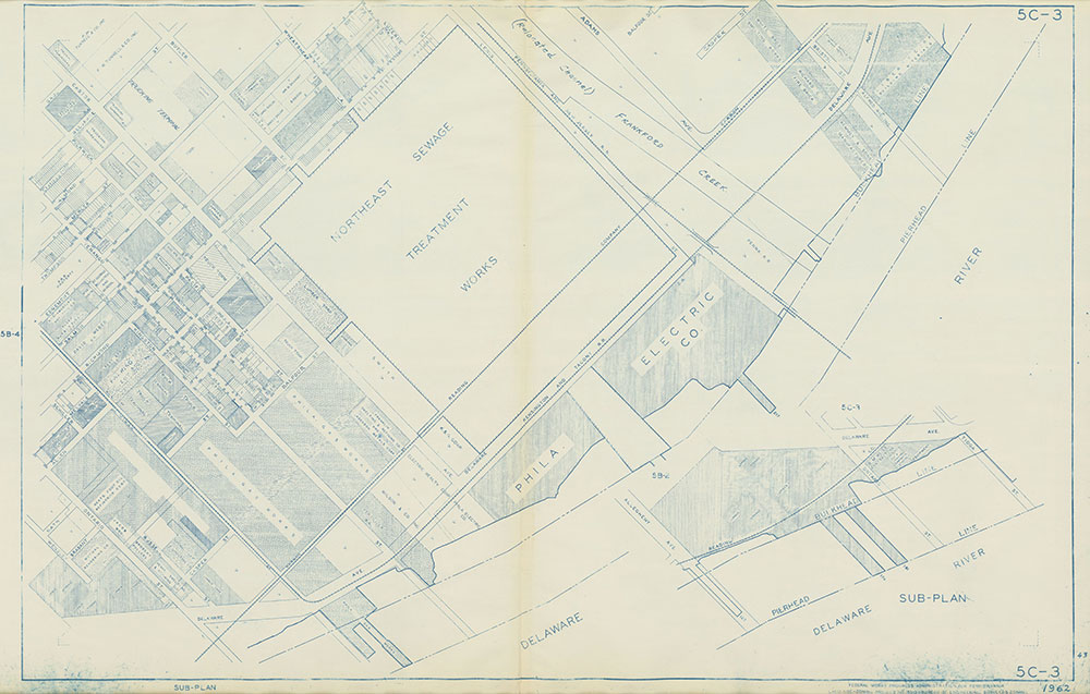 Philadelphia Land Use Map, 1962, Plate 5C-3