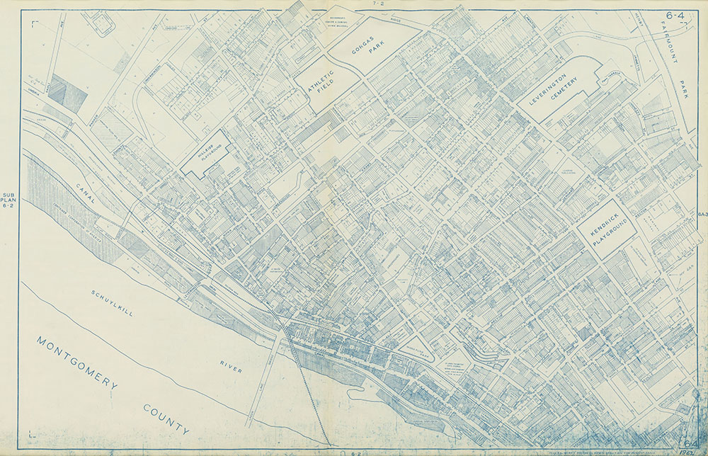 Philadelphia Land Use Map, 1962, Plate 6-4