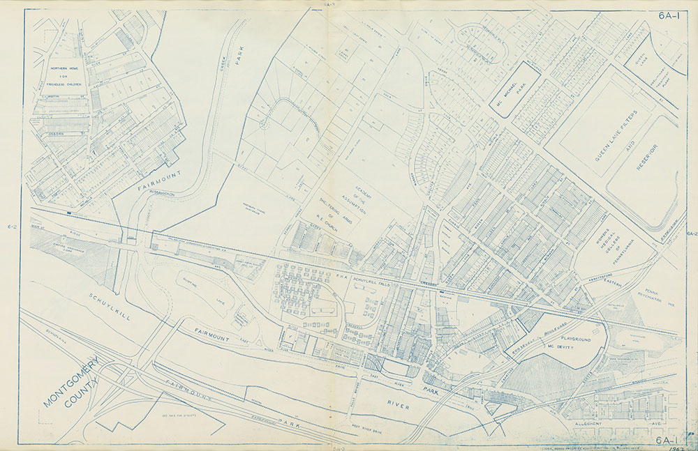 Philadelphia Land Use Map, 1962, Plate 6A-1