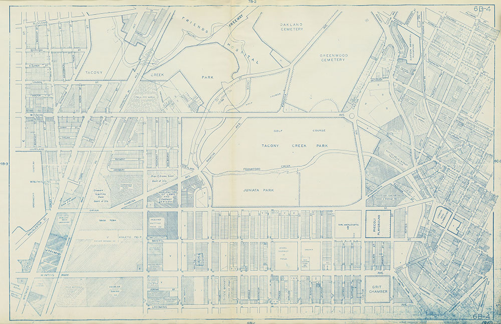 Philadelphia Land Use Map, 1962, Plate 6B-4