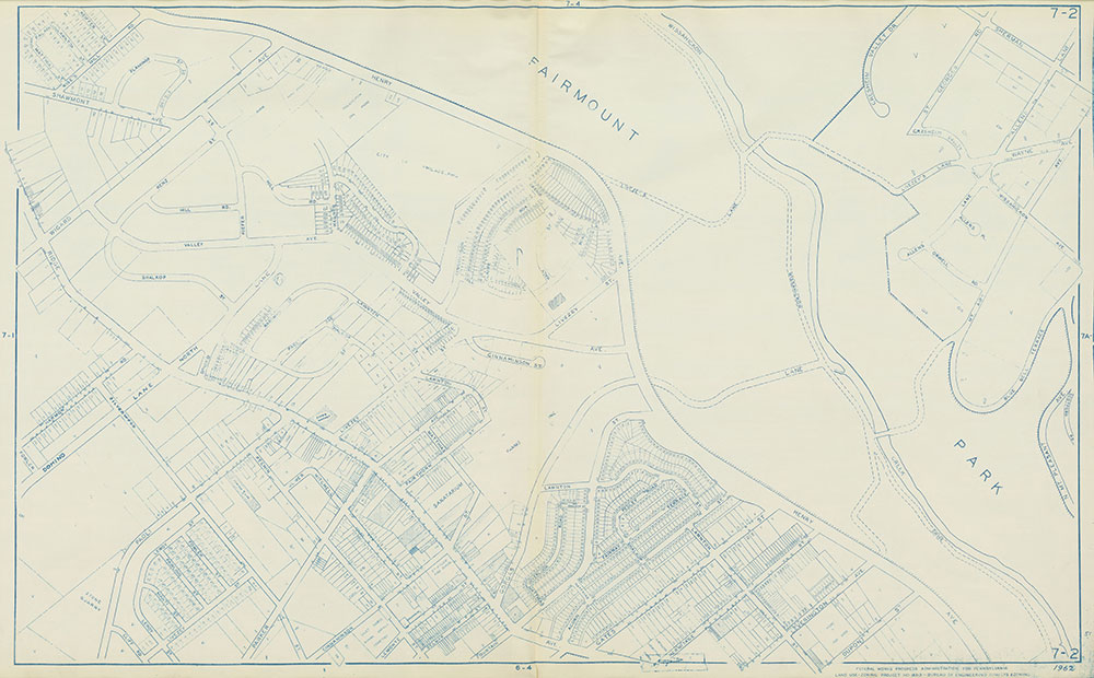 Philadelphia Land Use Map, 1962, Plate 7-2
