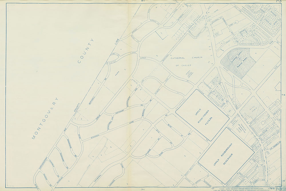 Philadelphia Land Use Map, 1962, Plate 7-3