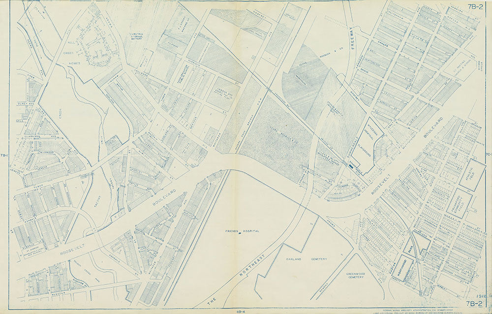 Philadelphia Land Use Map, 1962, Plate 7B-2
