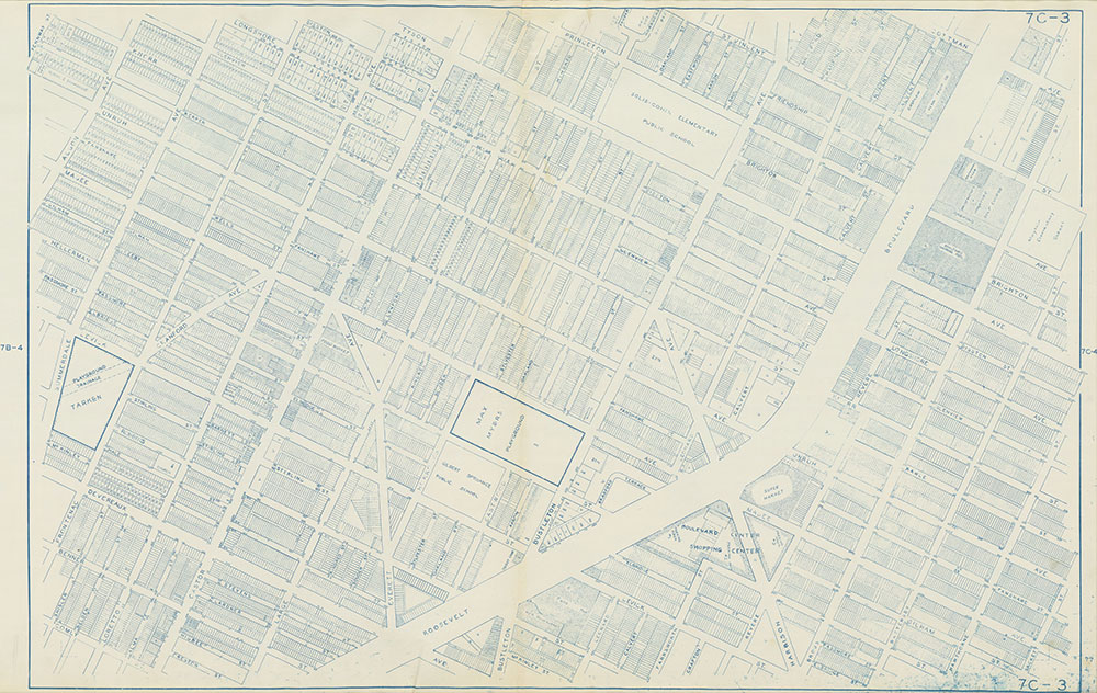 Philadelphia Land Use Map, 1962, Plate 7C-3