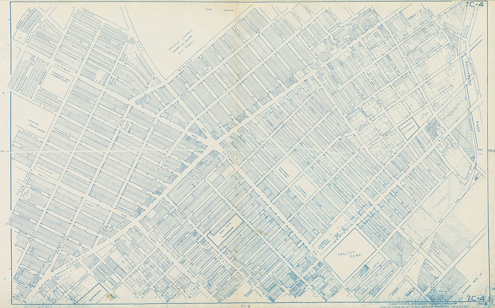 Philadelphia Land Use Map, 1962, Plate 7C-4