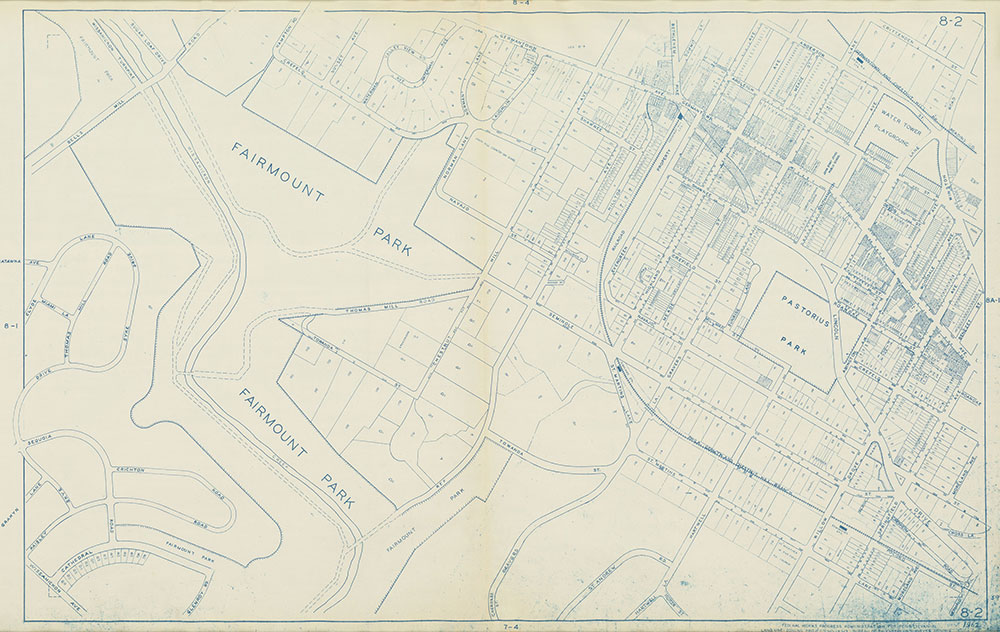 Philadelphia Land Use Map, 1962, Plate 8-2
