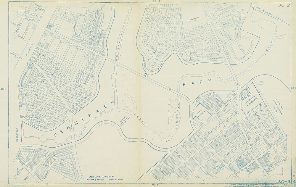 Philadelphia Land Use Map, 1962, Plate 8C-2