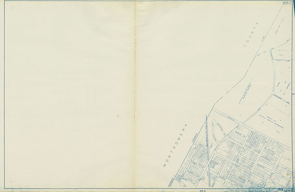 Philadelphia Land Use Map, 1962, Plate 9B-2