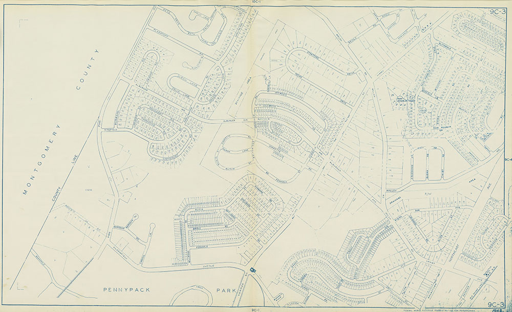 Philadelphia Land Use Map, 1962, Plate 9C-3