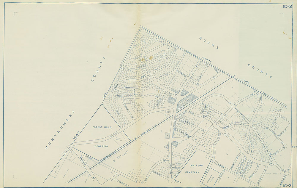 Philadelphia Land Use Map, 1962, Plate 11C-2