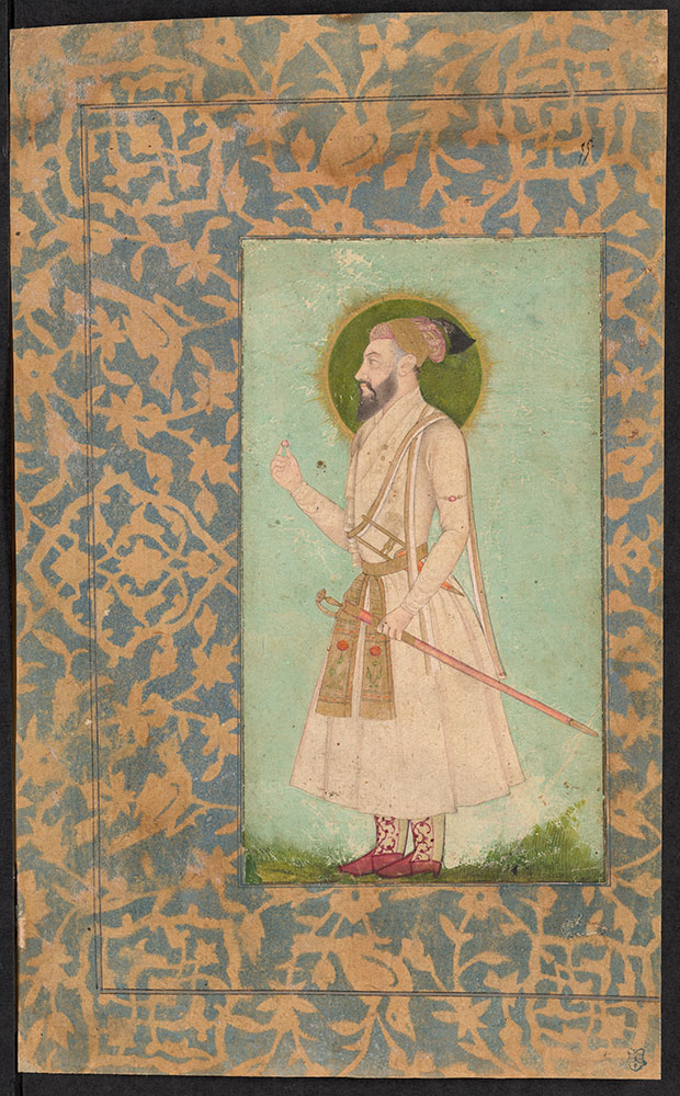 Portrait of Shah Shuja with Green Halo