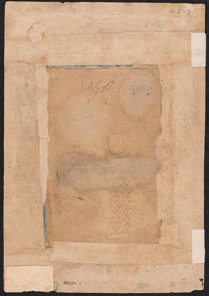 Portrait of a Mughal Princess with Fireworks (Back)