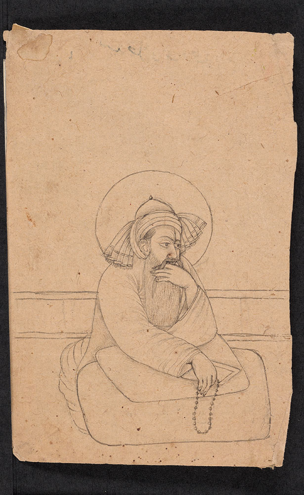 A Drawing of Sayyid Jalal Bukhari, Seated