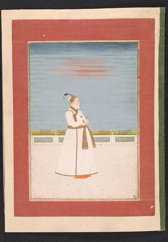 Portrait of Alivardi Khan on a Terrace