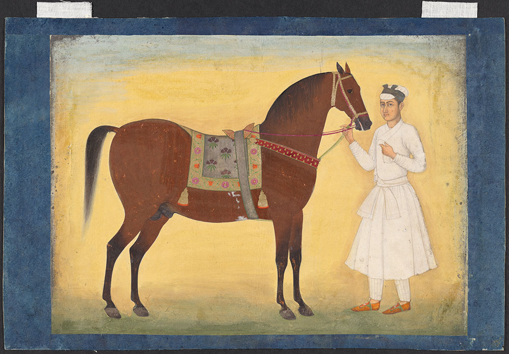 Painting of a Horse with His Attendant