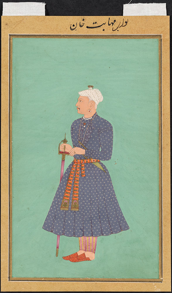 Portrait of Mahabat Khan with His Sword
