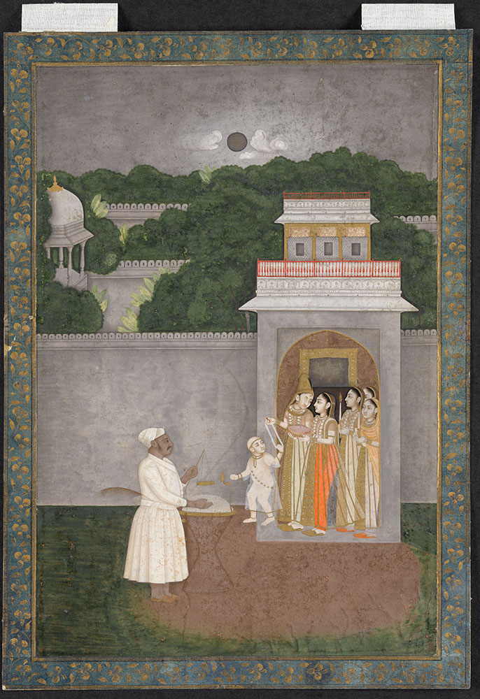 Painting of a Princess Leaving the Palace with Her Attendants