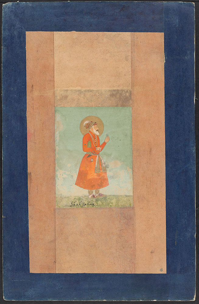 Portrait of Shah Jahan Holding a Flower