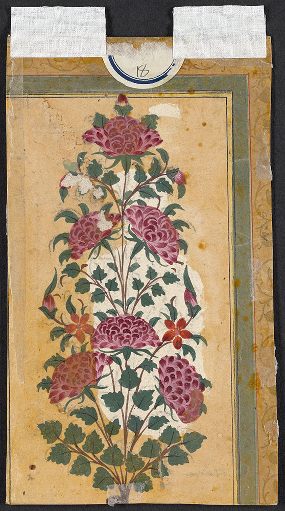 Painting of Pink and Purple Flowers
