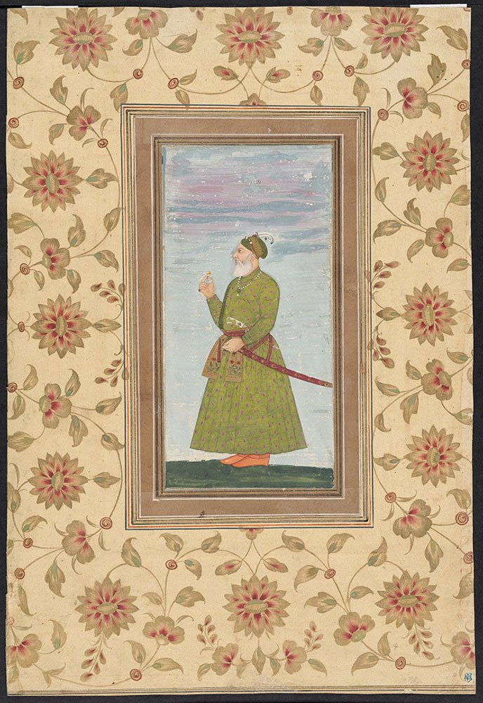Painting of an Unidentified Nobleman Holding a Flower
