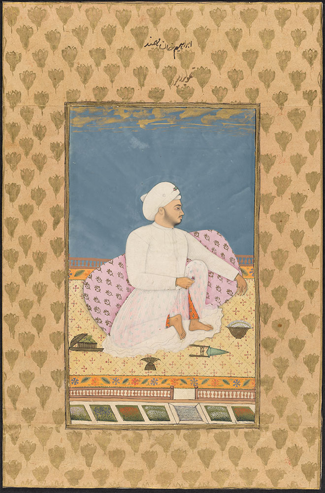 Portrait of Ibrahim Khan Mohmand