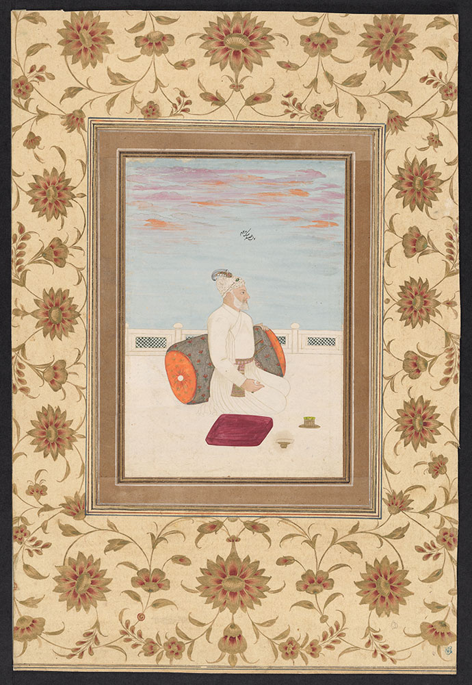 Portrait of Ghazanfar Jang on a Terrace