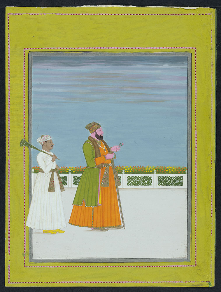 Portrait of Qamar-ud-Din Khan with a Lavender Face