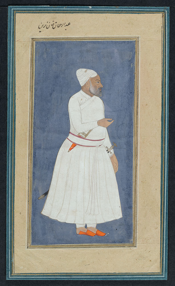 Portrait of Abd al-Rahman Khan Zin