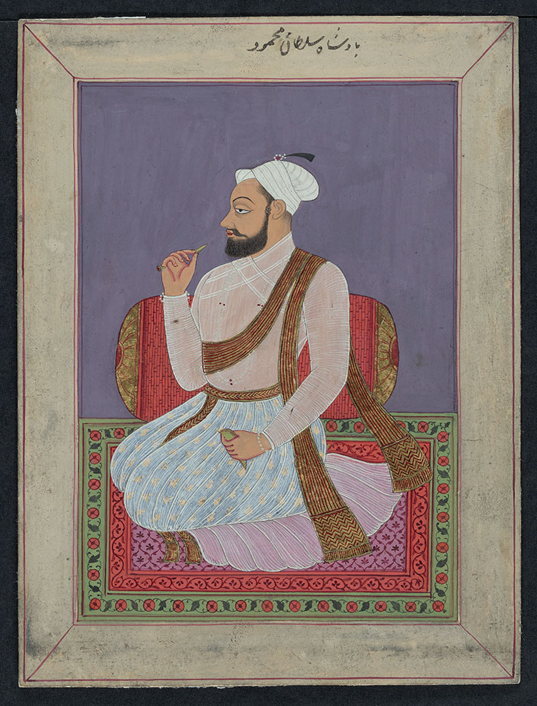 Portrait of Mahmud Begara Seated on a Rug