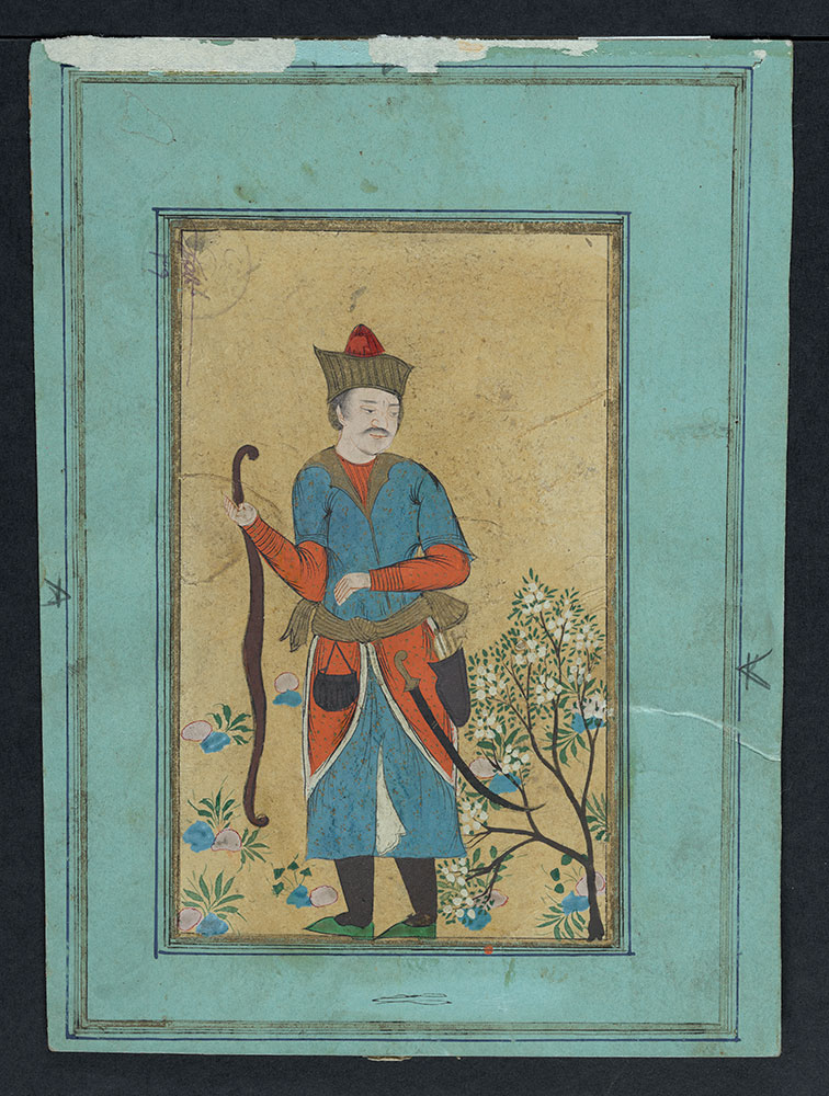 Painting of a Man Holding a Bow