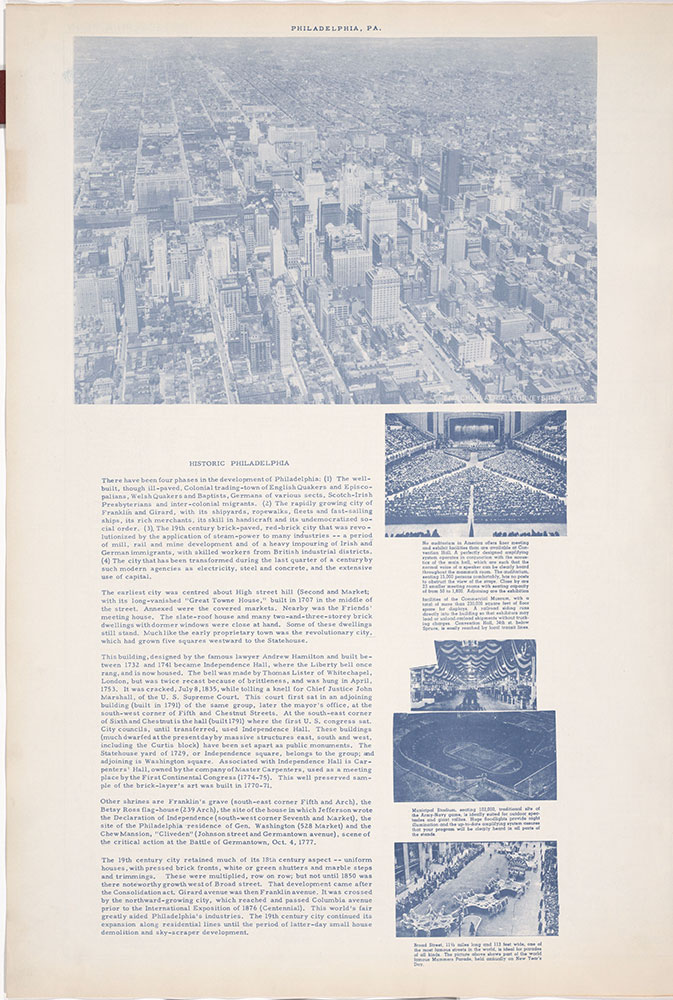 Nirenstein's Philadelphia Business Section [Center City], 1950, Introduction (con't)