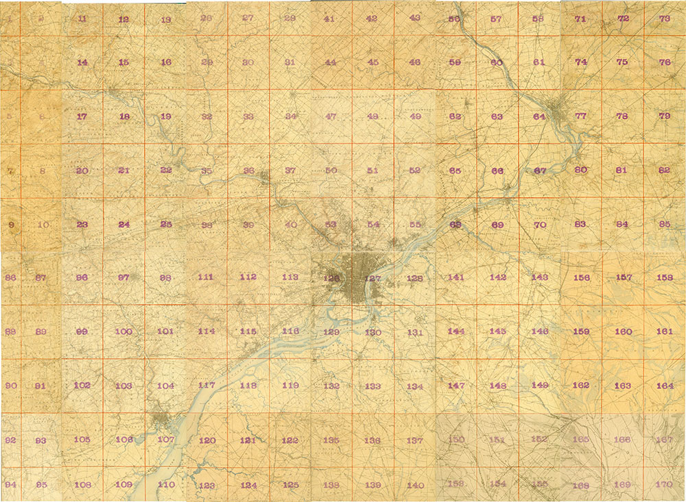 [Aerial Survey of the Philadelphia Region], Detailed Index Mosaic