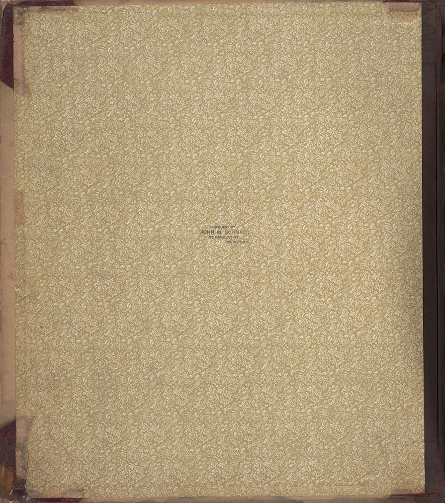 Sanborn's Surveys of the Whiskey Warehouses [...], 1894-1915, Front Endpaper