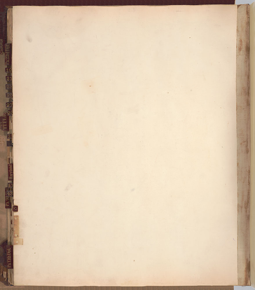 Sanborn's Surveys of the Whiskey Warehouses [...], 1894-1915, [Plate 47, Blank]