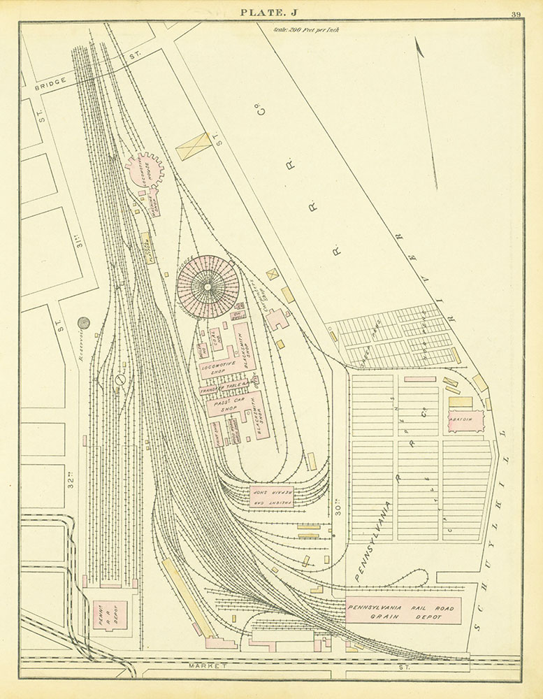Atlas of the 24th & 27th Wards, West Philadelphia, Plate J