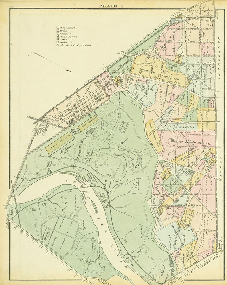 Atlas of the 24th & 27th Wards, West Philadelphia, Plate L