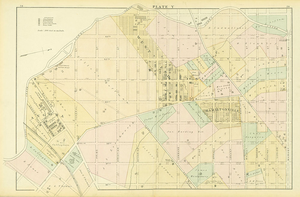 Atlas of the 24th & 27th Wards, West Philadelphia, Plate Y