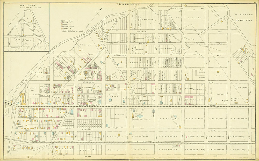 Atlas of the 24th & 27th Wards, West Philadelphia, Plate 2
