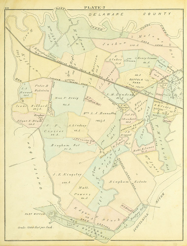 Atlas of the 24th & 27th Wards, West Philadelphia, Plate 5