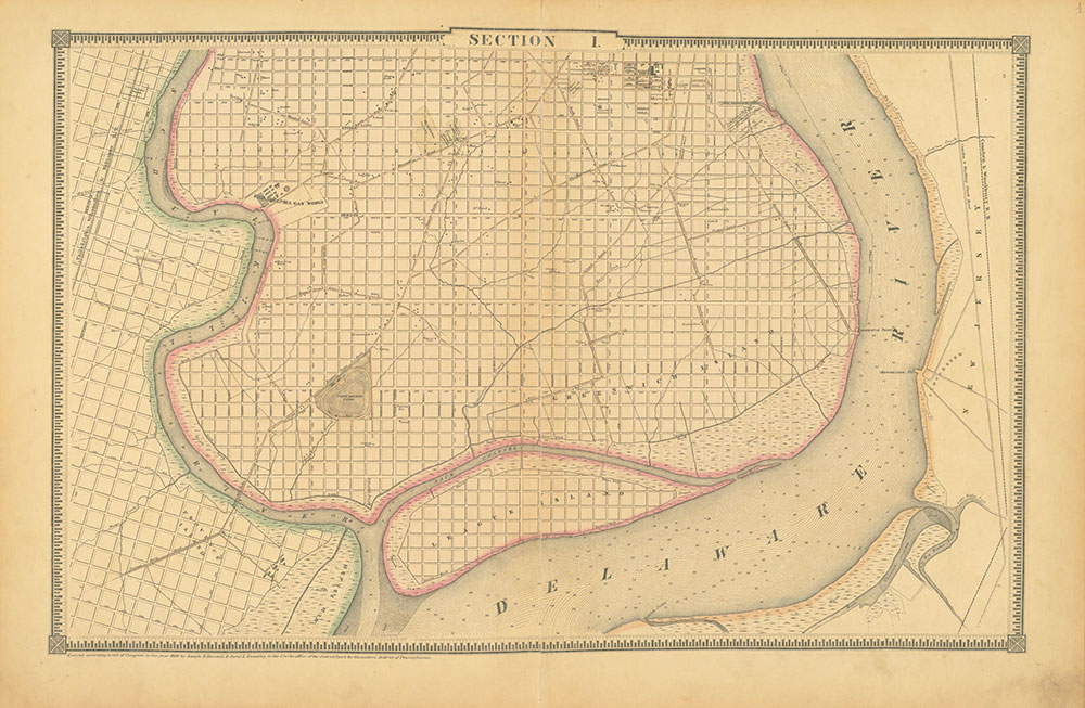 Atlas of the City of Philadelphia, 1862, Section 1