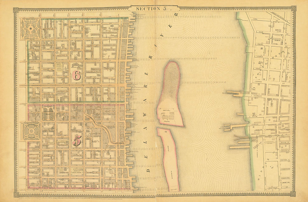 Atlas of the City of Philadelphia, 1862, Section 5