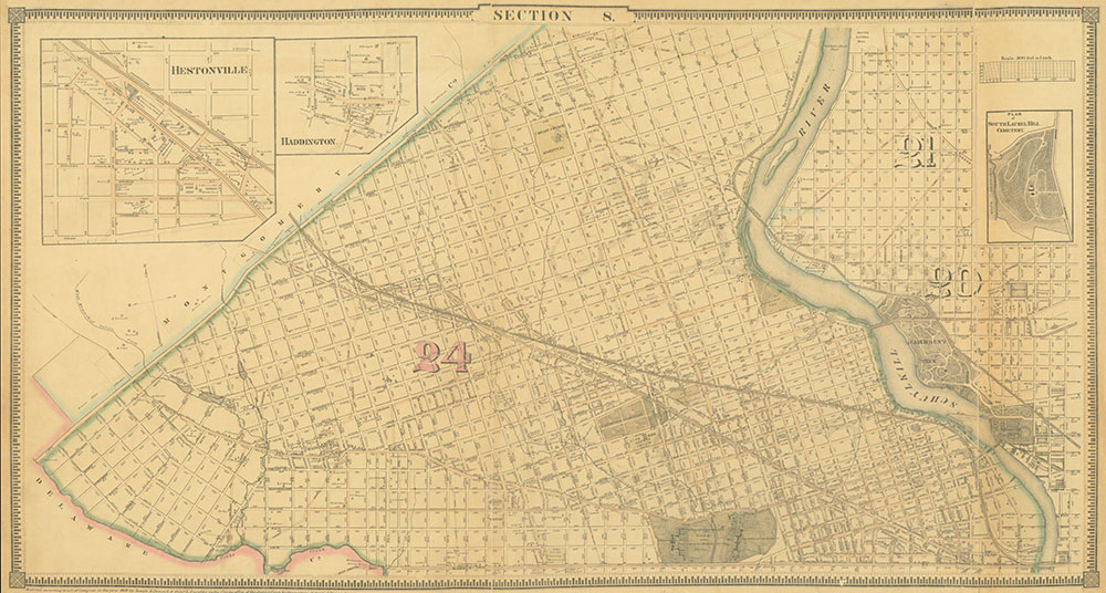 Atlas of the City of Philadelphia, 1862, Section 8